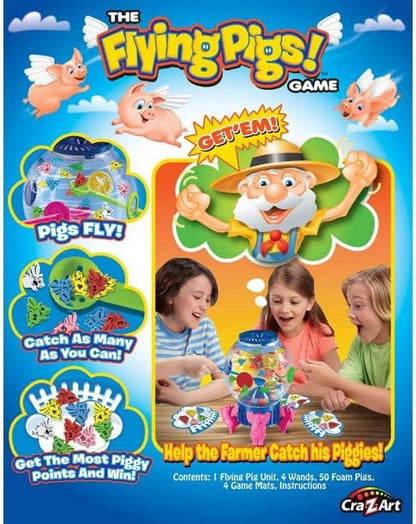 Cra-Z-Art Flying Pigs Family Fun Game, Kids Ages 4 Years and Up