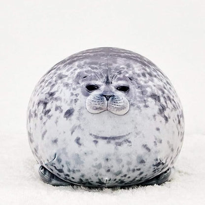 MerryXD Chubby Blob Seal Pillow,Stuffed Cotton Plush Animal Toy Cute Ocean Small(13 in)