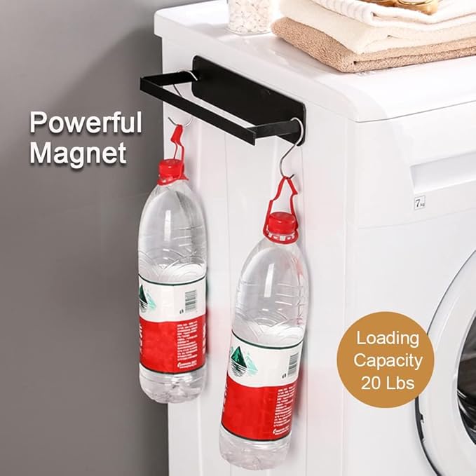 Magnetic Hanger Organizer,Hanger Storage Rack for Washing Machine,Hanger Stacker for Closet Laundry Room,Clothes Hanger Storage for Adult or Child Clothes Hangers