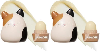 Lip Smacker Squishmallows Moisturizing Lip Balm,Fun Soft Squishy Collectible Top,Hydrates & Smooths - Cam (Pack of 2)