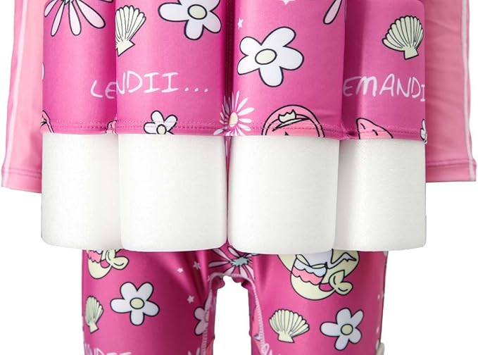 Baby Kids Floatation Suit Float One-Piece Swimwear Buoyancy for Girls Boys 1-8Years