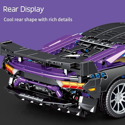 Mesiondy Building Blocks Toys Adults Kits, 1:14 MOC Building Set Sports Raceing Car Model for Boys Age 12-16 8-14，(1337 Pieces)