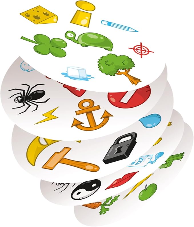 Asmodee Spot It! Classic (Pocket) - Fast-Paced Observation and Matching Game for The Whole Family! Convenient for Travel, Great Gift for Kids, Ages 6+, 2-8 Players, 15 Minute Playtime