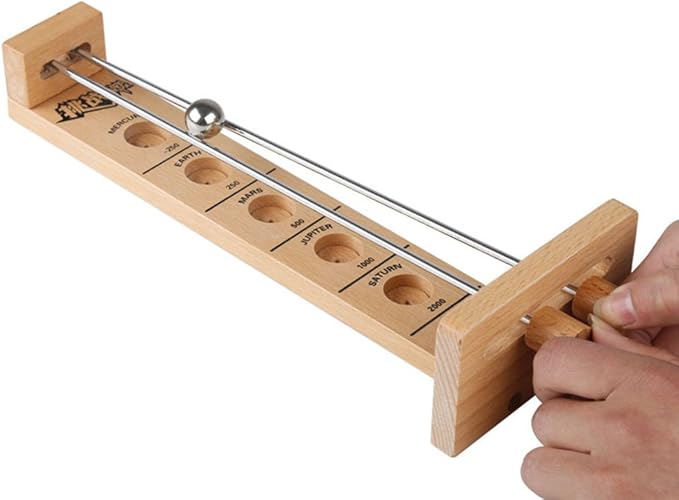 Shoot The Moon Game, Classic Desktop Games Wooden Hockey Play for Adult Children's Educational Toys