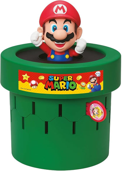 TOMY Pop Up Super Mario Kids Game - Super Mario Toys and Family Games for Game Night for Kids - Christmas Games and Ideas Board Games for Kids Ages 4 and Up
