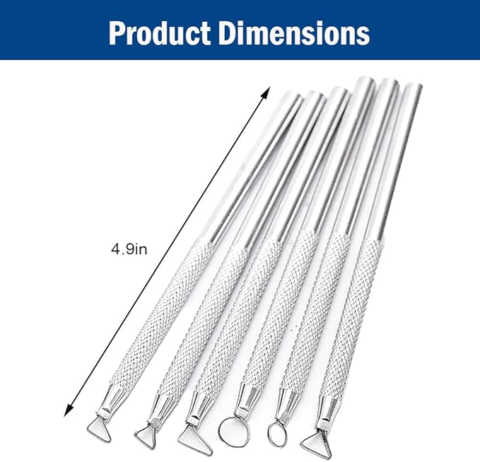 Clay Tools Sculpting for Polymer Air Dry Modeling Clay Beginners & Professionals Ideal for DIY Pottery & Ceramics Tools Double-Sided Polymer Carving Tools Kit (14)