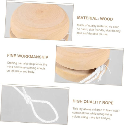30 pcs Control Responsive Beginners Art Bearing Prizes Blank Xmas Boys and Favors Funny Children Birthday Stuffers Wood Wooden Craft Hand Party Bag Adults Unfinished