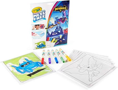 Crayola Batwheels Color Wonder Activity Set, Batman Mess Free Coloring Pages for Toddlers, Batman Gifts, Toys for Boys & Girls