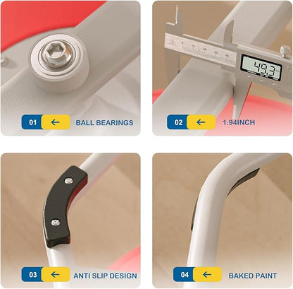 Sensory Spinning Chair for Kids with Autism,Sit and Spin Chair for Kids Autism, 360° Sensory Integration Training Toy,Swivel ADHD Chair,Sensory Equipment,Special Education (UFO Shape, Red)