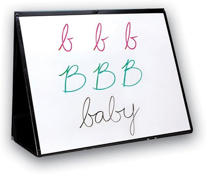 Educational Insights 3-In-1 Portable Easel - Magnetic Board, Whiteboard & Flannel Board, Classroom Must Haves
