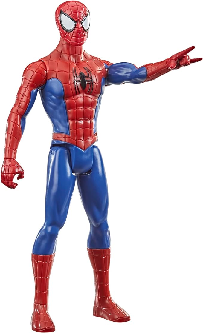 Marvel Titan Hero Series Spider-Man 12-Inch Action Figure with Fx Port, Super Hero Toys, Christmas Gifts for Boys and Girls