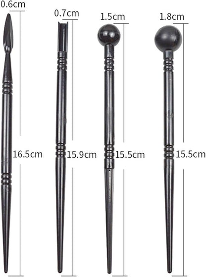 DIY Polymer Clay Tools 24pcs Tool Beginner's Clay Sculpting Set, Clay, Wood Carving, Ceramic Art Project Accessory for School, Classrooms, Kids/Adults, Birthday Gift, Craft Activity