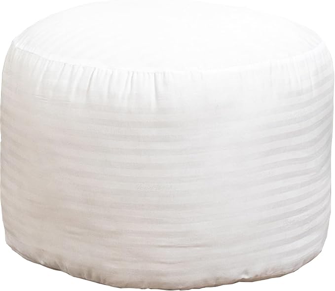 Asuprui Pouf Filler PP Cotton Footstool Filler Pouf Stuffing Pouf Insert Pouf Ottoman Filler Bean Bag Filler 20x20x12 Inches Round Poof Filler