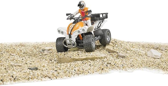 Bruder Quad with Driver (Colors May Vary)