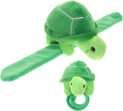jarbins Stuffed Turtle Slap Bracelets Animal Turtle Wrist Plush Slap Bracelets Wristband for Children Birthday Party Favors Kids Toy Decor