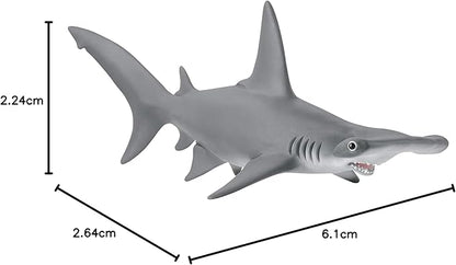 Schleich Wild Life, Animal Figurine, Animal Toys for Boys and Girls 3-8 Years Old, Hammerhead Shark, Ages 3+