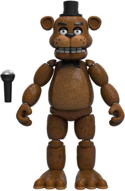 Funko 5" Articulated Action Figure: Five Nights at Freddy's (FNAF) - Freddy Fazbear - Collectible - Gift Idea - Official Merchandise - for Boys, Girls, Kids & Adults - Video Games Fans