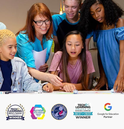 Evo Entry Kit: Interactive Coding Robot, Kids Ages 5+, Includes Color Code Markers, Charging Cable, Zip Case, Access to 700+ STEM Lessons - Educators & Parents, No Coding Experience Required