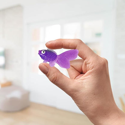 Plastic Vinyl Goldfish - 720pcs, 2 Inches Long Gold Fish Toys in Assorted Colors for Party Favors, Carnival Kids Prizes, Decorations, Crafts, Games and Birthday Party Supplies, Stocking Stuffers