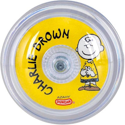 Duncan Toys Imperial Yo-Yo, x Peanuts Imperial Yo-Yo, Beginner Yo-Yo with String, Steel Axle and Plastic Body, Charlie Brown