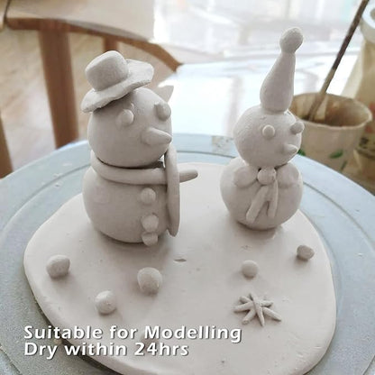 ReArt Stone Air-Dry Clay Modelling, 2.2 pounds Ideal for Beginners and Advanced Sculptors All-Purpose Modeling Clay (Gray)