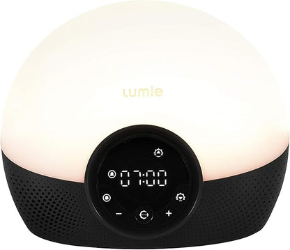 Lumie Bodyclock Glow 150 - Alarm Clock Simulates Sunrise & Sunset - Bedside Lamp with Customizable Light Duration - Wake-Up Light, Night Light & Reading Light - with Warm LEDs