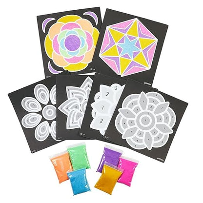 Colorations® World of Art - India Rangoli, 6 Designs with Sand