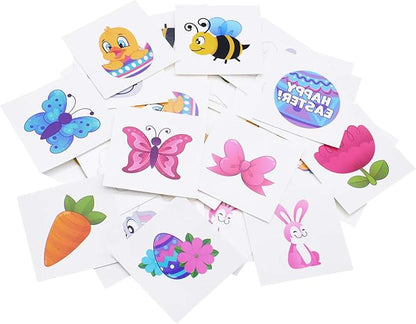 JOYIN 1000 Easter Arts & Crafts with Stickers Rolls, Stampers, foam stickers, and Temporary Tattoos for Easter Basket Stuffers, Egg Fillers, Egg Hunt Party, and Classroom Events