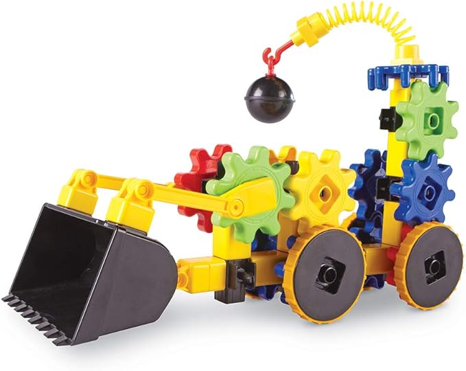 Learning Resources Gears WreckerGears, STEM Activities, Fine Motor Skills, Toddler Explorer Kit, Science and Construction, Boys and Girls Gifts, 47 Pieces, Ages 4 and Up