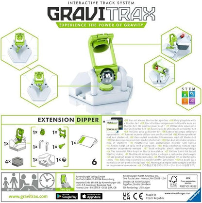 Ravensburger GraviTrax Dipper Accessory - Marble Run & STEM Toy for Boys & Girls Age 8 & Up - Accessory for 2019 Toy of The Year Finalist Gravitrax