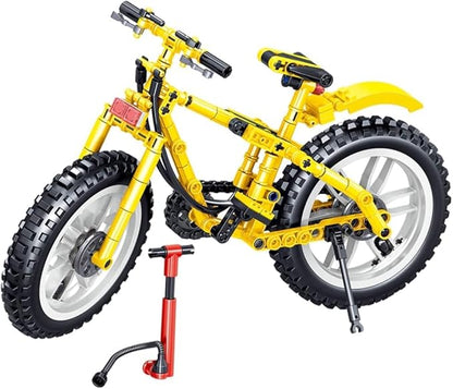 ENHANA Motorcycle Building Blocks Bike Cycle Compatiable with Tech Set Mountain Bike Building Kit Toy STEM Educational Bike Building Set for 6-10 Years Old Boys