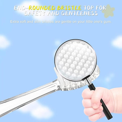 TEETECK 5 Pack Kids Toothbrush Replacement Heads Compatible with SEAGO- 513/977/EK6,Compatible with Brush-Baby WildOnes/KIDZSONIC（Not BabySonic Series）,Compatible with Dada-Tech-BB1/977/K6