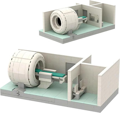 Educational Hospital Medical Machine Toy Set，MRI Scanner Model Building Blocks Set，Collectible Scene for Moc Bricks Lovers，Compatible with Lego 630 Building Accessory，523 Pcs