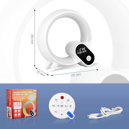 Sunrise Alarm Clock Wake Up Light - Smart Lights Sound Machine with Sunrise Simulation, App Control, Bluetooth Speaker, Music Sleep Atmosphere Lamp for Kids, Heavy Sleepers