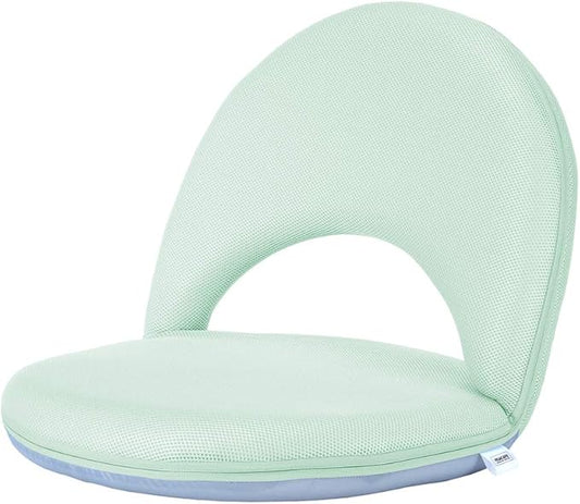 Floor Chair Floor Cushion Folding Padded Gaming Chair Adjustable 5-Position Floor Seat with Back Support for Kids Adult Great for Gaming Reading Meditating