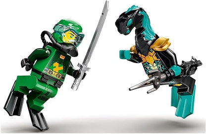 LEGO NINJAGO Lloyd’s Hydro Mech 71750 Building Kit, Underwater Playset with NINJAGO Lloyd and Mech; Role-Play Action for Boys and Girls Ages 7 and Up
