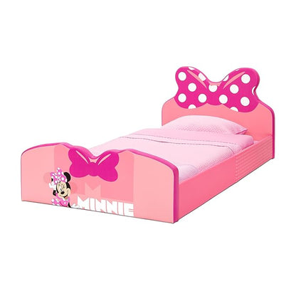 Delta Children Disney Minnie Mouse Upholstered Twin Bed, Pink