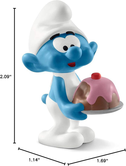 Schleich Smufs, Retro Toys for Kids, Greedy Smurf 2 inch