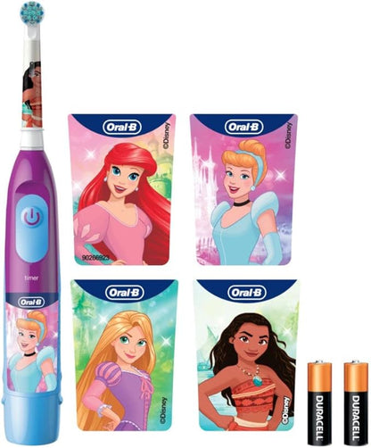Oral-B Kid's Battery Toothbrush Featuring Disney Princess, for Kids 3+
