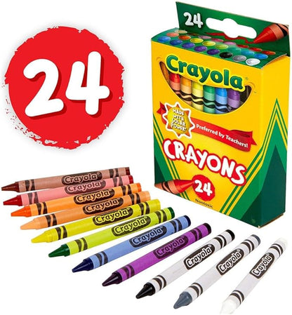 Crayola Crayons, Assorted Classic Colors, 24 Count
