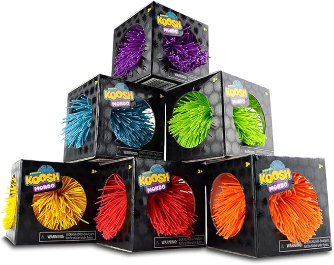Koosh Mondo Ball, Assorted Colors - Kids Outdoor Toys, Beach Toys, Kids Games, Outdoor Games for Adults and Family, Outdoor Games for Kids, Kids Toys, Fidget Toys for Kids, Ages 3+