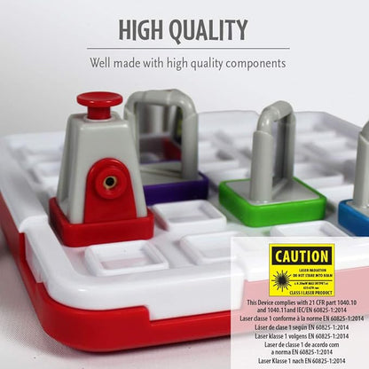 Think Fun Laser Maze (Class 1) Brain Game and STEM Toy for Boys and Girls Age 8 and Up – Award Winning and Mind Challenging Game for Kids (44001014)