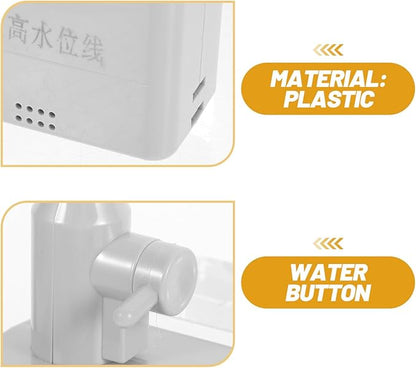 TOYANDONA Kids Toy Kitchen Sink Faucet Replacement, Fake Faucet Pretend Play Sink Running Water Playing House Toys for Toddlers 2-4 Years Grey Kids Toy Kitchen Sink Faucet Set