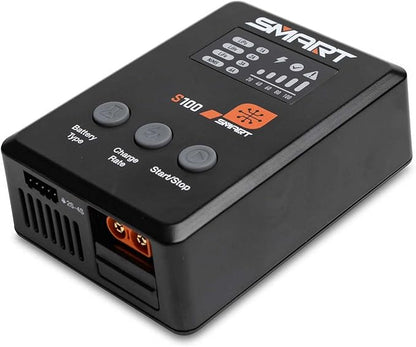 Spektrum Accessories Smart G2 Powerstage Bundle: 810mAh 2S 50C LiPo Battery (IC2), S100 Charger, 65W Power Block, Adapter, SPMXPSS210