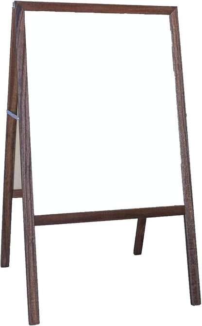 Flipside Products Marquee Easel, Stained Hardwood, White Dry Erase/Black Dry Erase, Menus, Announcements, Restaurants, Coffee Shops, Sale