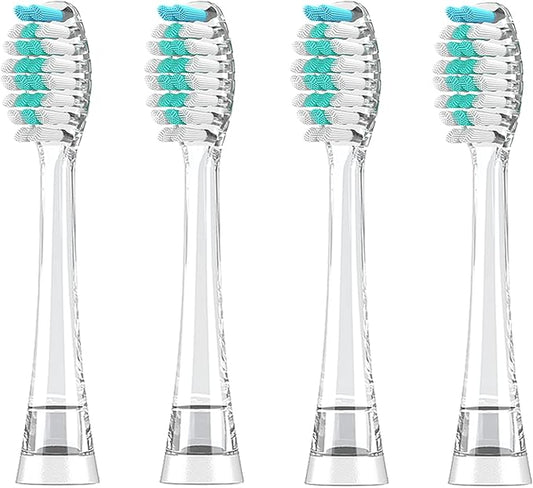 Dada-Tech Kids Electric Toothbrush Replacement Heads for DT-BB1, DT-K6, SG-513, SG-977- Pack of 4 (Large Age 3+)