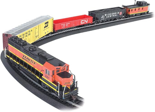 Bachmann Trains - Rail Chief Ready To Run 130 Piece Electric Train Set - HO Scale