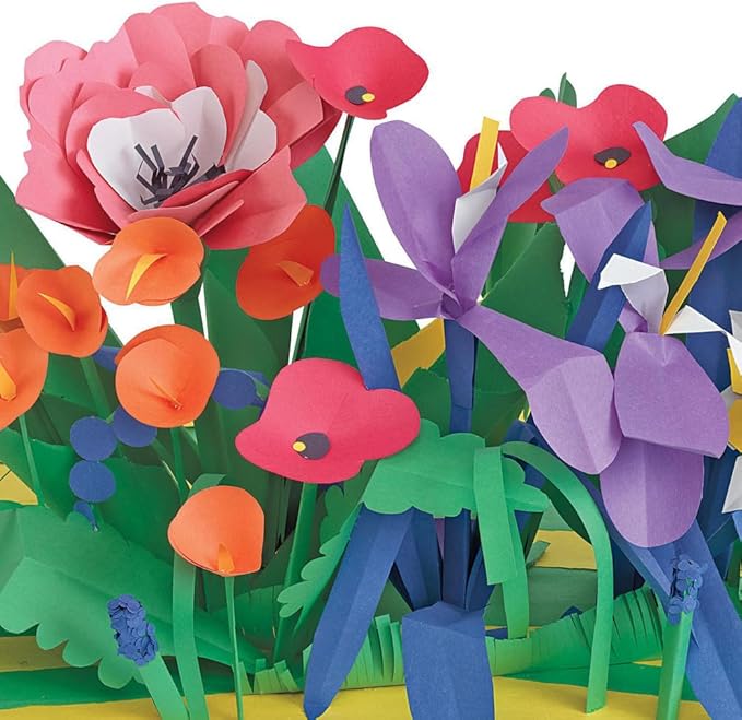 Colorations Construction Paper,Bright White,9 inches x 12 inches,50 Sheets,Heavyweight Construction Paper,Crafts,Art,Kids Art,Painting, Coloring,Drawing,Paper,Art Project,All Purpose, Home School use