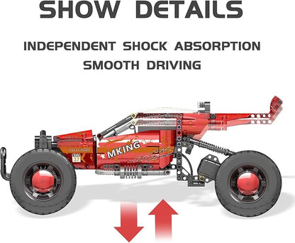 Mould King 18019 RC Off-Road Building Car Toys, 708 Pieces Building Blocks Hurricane Climbing Car Model with Motors, Romote Control Off-Road Car for Kids Age 8+/Adult