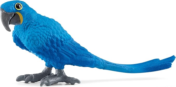 Schleich Wild Life New 2024 Wild Animal Toy Hyazinth Macaw Bird Figurine